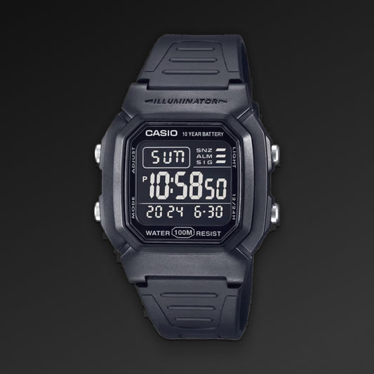 Casio W-800H, urskive