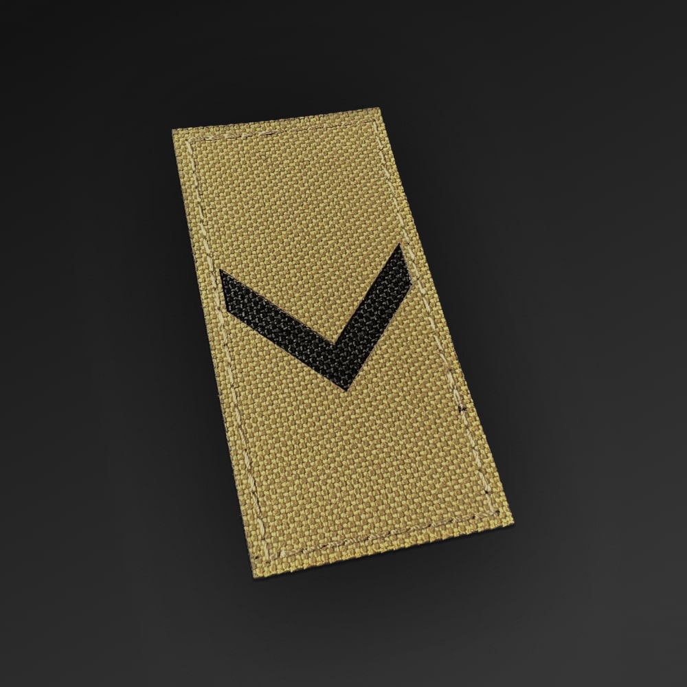 Velcro Rank Patch Coyote