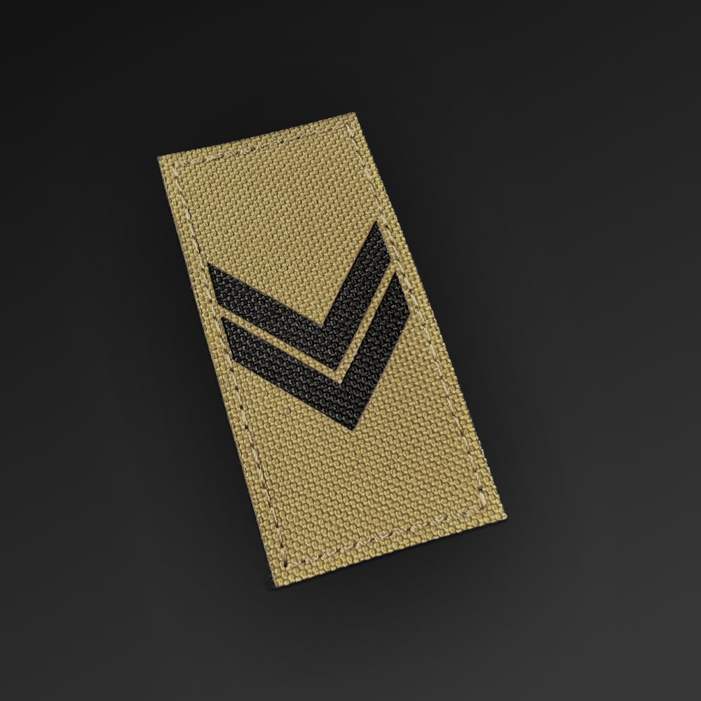 Velcro Rank Patch Coyote