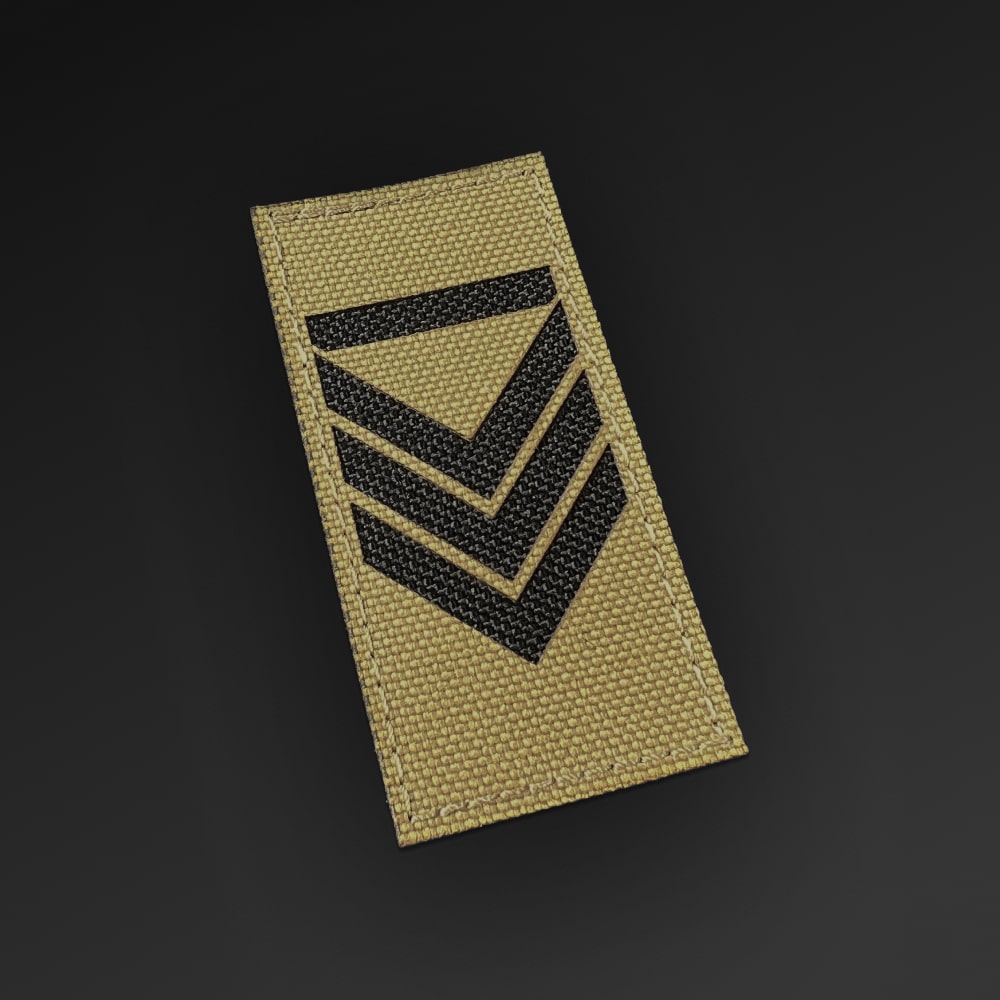 Velcro Rank Patch Coyote
