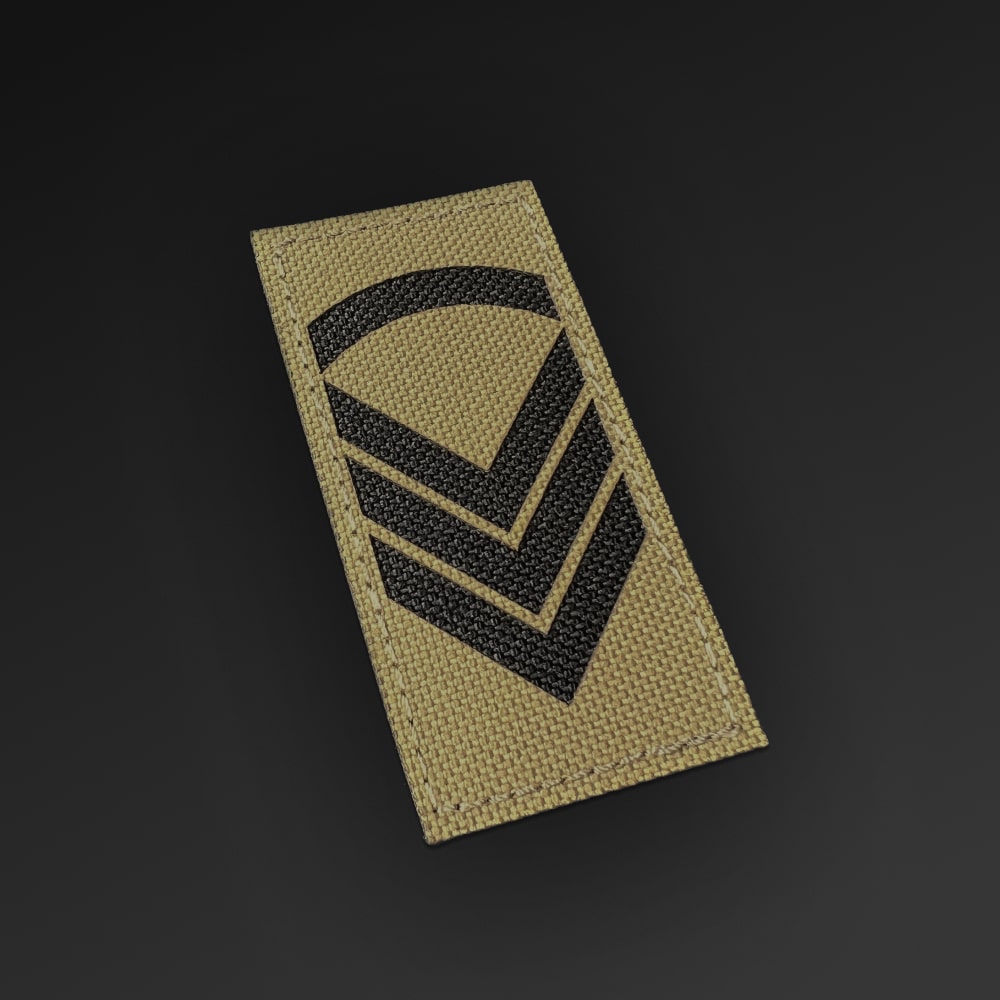 Velcro Rank Patch Coyote