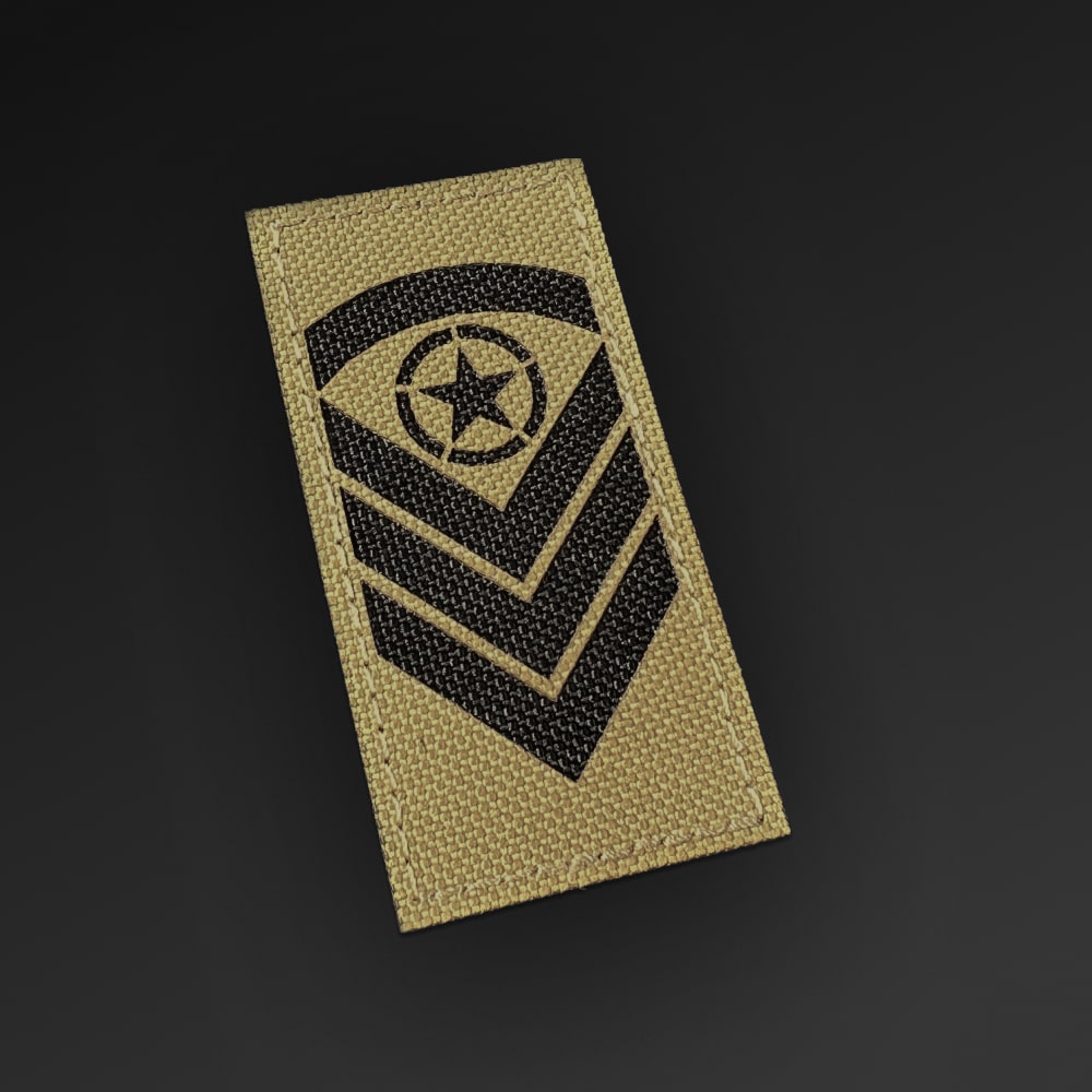Velcro Rank Patch Coyote