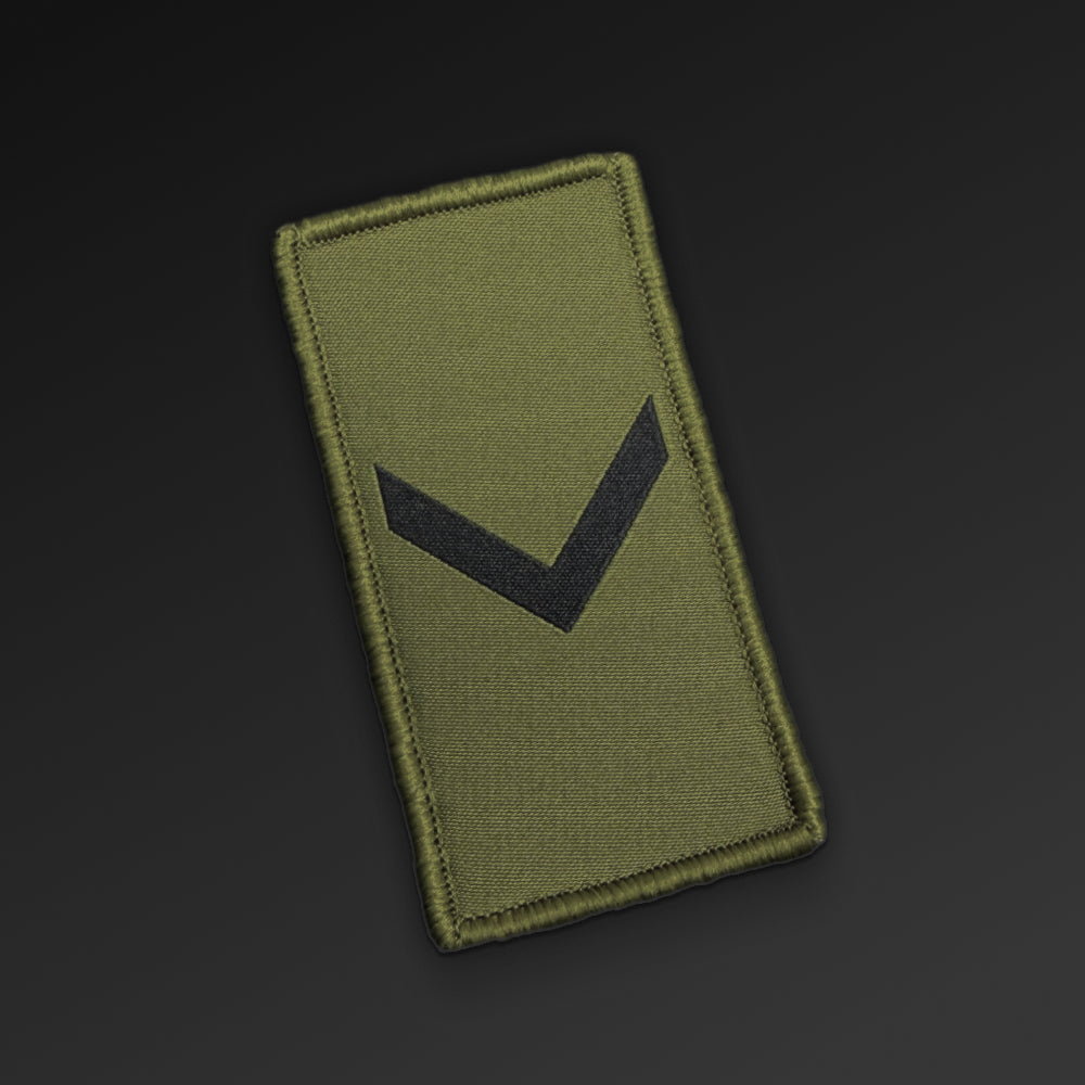 Velcro Rank Patch Olive