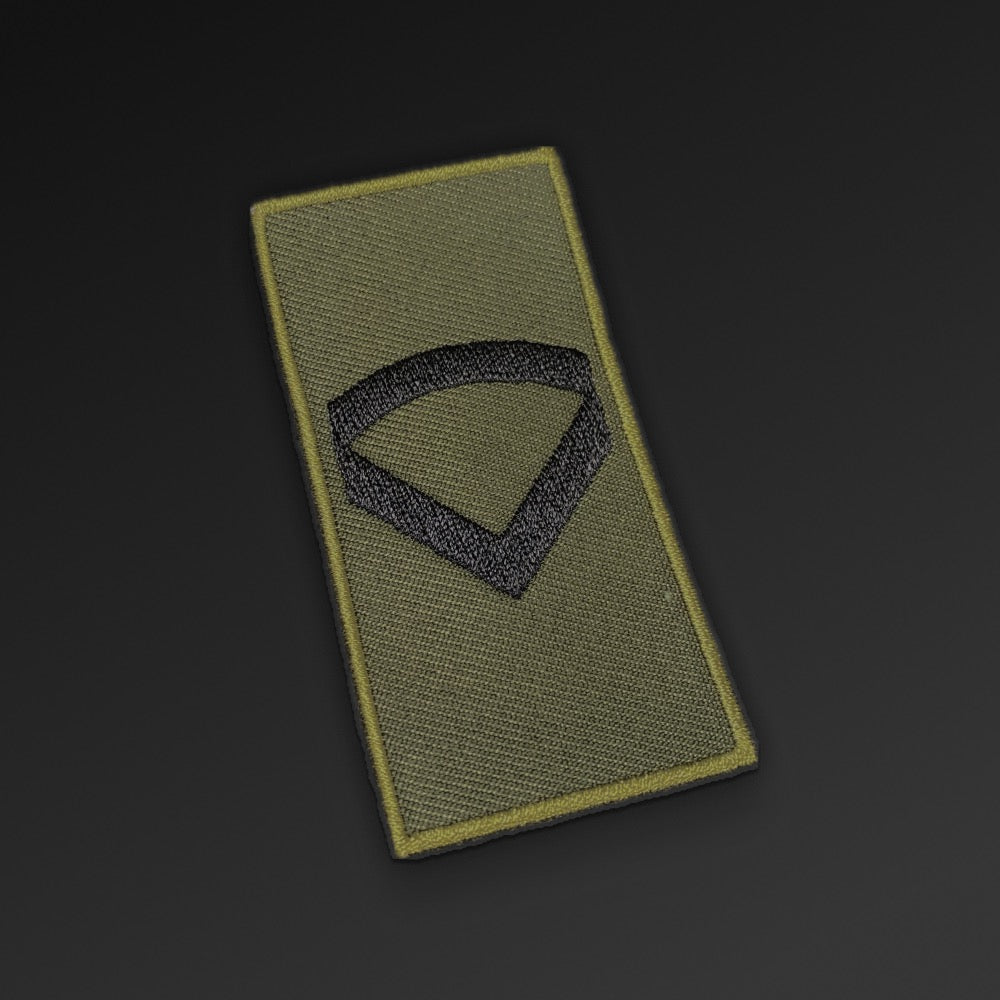 Velcro Rank Patch Olive