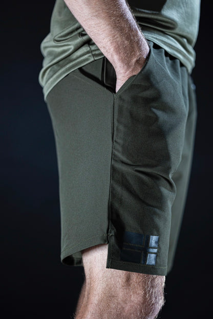 Flag Shorts Workout sett fra siden