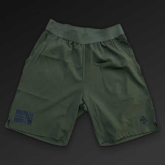 Flag Shorts Workout sett forfra