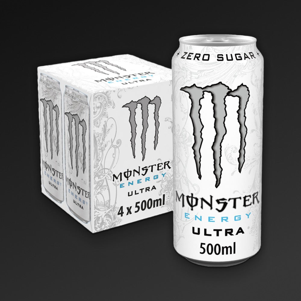 Monster Ultra White 4x500ml – 3charlie.no