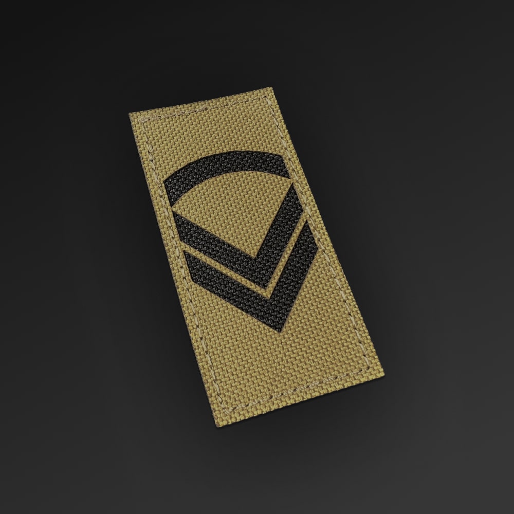 Velcro Rank Patch Coyote