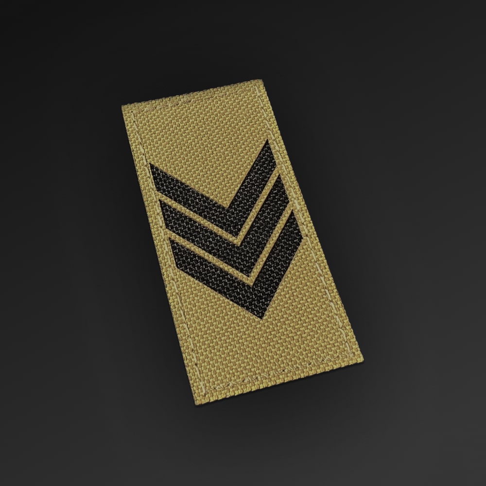 Velcro Rank Patch Coyote