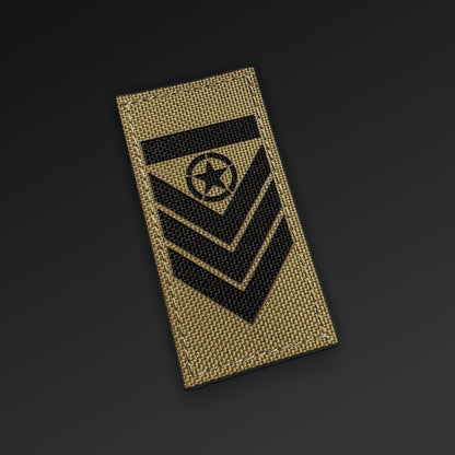 Velcro Rank Patch Coyote